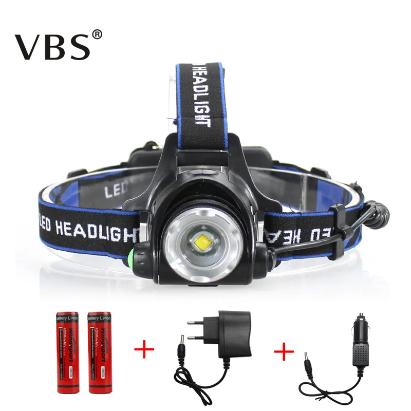 

LED Headlamp Cree XML T6 2000LM Head Light Zoomable Headlight Waterproof Head Torch Flashlight Head Lamp Fishing Hunting Light