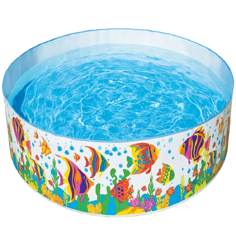 Жесткий пластиковый свободный надувной круг для купания ребенка бассейн открытый семья большая ванна