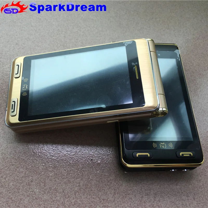 

TKEXUN G10 Plus 3.5" Flip Phone Dual Screen Dualview Dual Sim Analog TV Camera MP3 MP4 Flashlight Luxury Senior Phone
