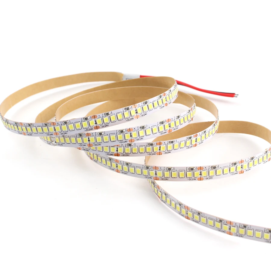

SMD 2835 led strip light AC 220V to DC 5V 12V 24V 5m White LED Strip Tape Not Waterproof Lamp Light Strips Kitchen Home Decor