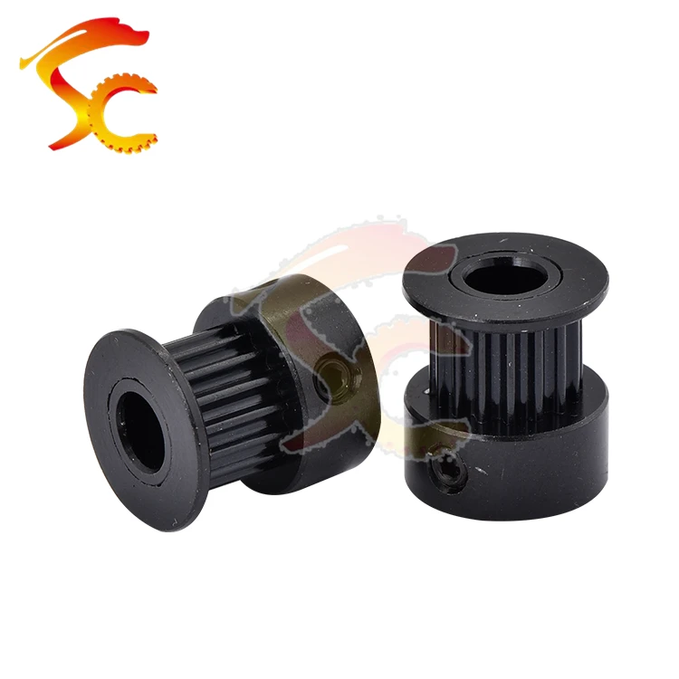 

10 шт./лот GT2 16-зубчатый зубчатый шкив 5 мм отверстие для ремня шириной 6 мм алюминиевый окислительный черный 2GT 16 зубьев 16 зубьев для 3D-принтера