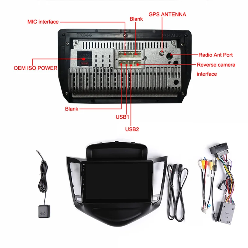 Perfect 9" 2.5D IPS Android 8.1 Car DVD Multimedia Player GPS for Chevrolet Cruze 2008 2009 2010 2011 2012 audio radio stereo navigation 5