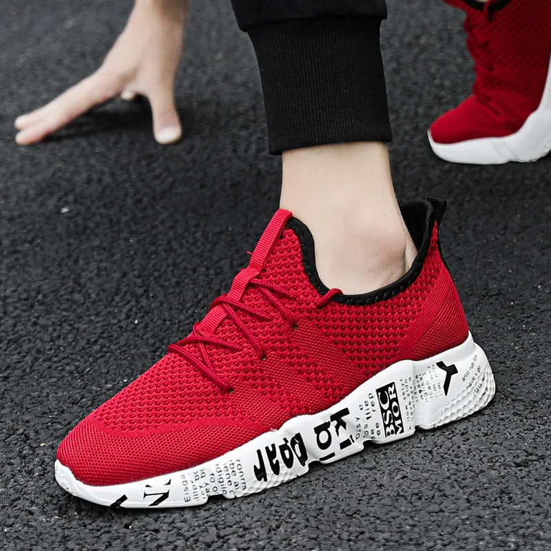 

Max Sosa Mesh (air Mesh) Lace-up Flywire Men Sneakers Light Runing Breathable Shoes Sport Trainers Graffiti Sport Brand Shoes