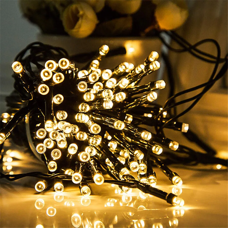 

USB LED String Light 12M 100Leds 8 Modes Display LED Fairy Light Christmas Wedding Party Home Garden Decoration Lighting Lamps