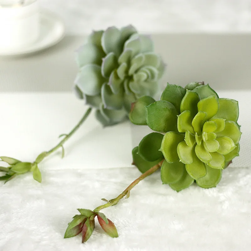 

Artificial Lotus Flower Succulent Grass Desert Plant Arrangement Micro-landscape Decor
