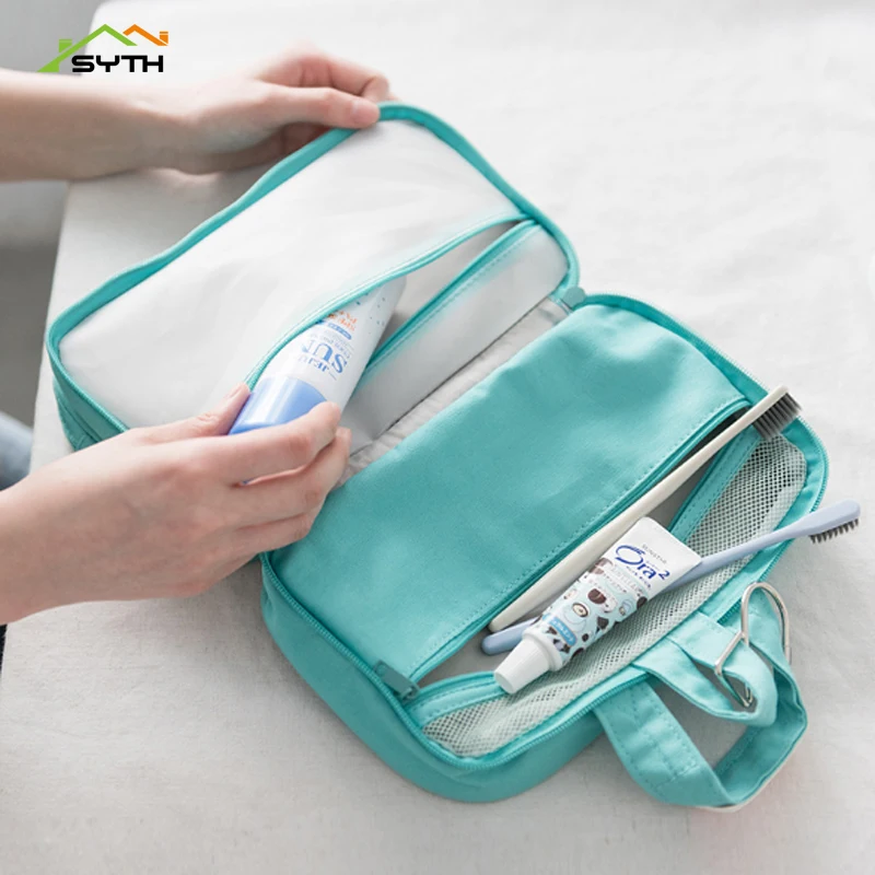 

SYTH PM Series 3 Layer Waterproof Hanging Cosmetic Bag Toiletry Necessity Wash Bag Makeup Organizer Cosmetics Pouch For Travel