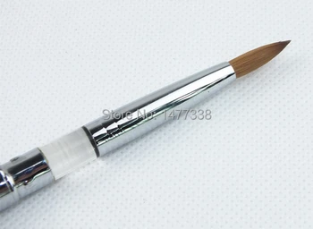 

Factory Direct,Size 20,100% Kolinsky Acrylic Nail,All Copper Brush with Cap,Free Shipping
