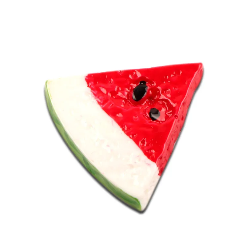 

10Pcs Red Resin Big Watermelon Slice Decoration Crafts Flatback Cabochon Kawaii DIY Embellishments For Scrapbooking Accessories