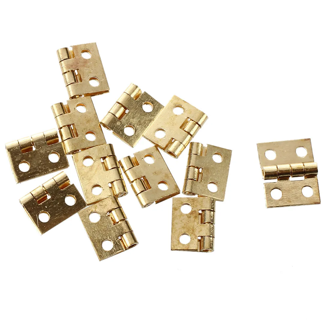 12pcs 1/12 Dollhouse Miniature Furniture Closet Mini Hinges