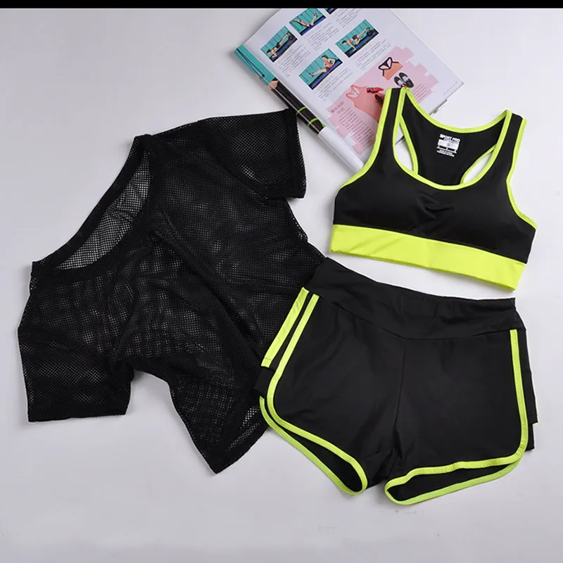 Женский спортивный костюм UMLIFE комплект из трех предметов быстросохнущая