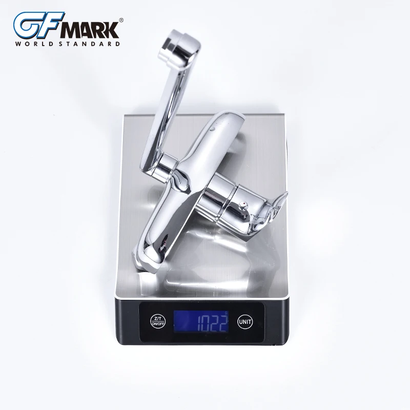 GFmark длинный наконечник кухонного крана настенный смеситель воды кран Torneira Grifo Cocina хромированный смеситель для мойки смеситель, кухонный кран