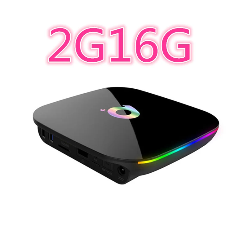 Горячая Q plus Android tv box 8,1 9. 0 OS USB3.0 wifi 4G32G 64G H6 четырехъядерный Cortex-A53 HD mi 2,0 6K VS X96 mi ni mi BOX - Цвет: 2G16G