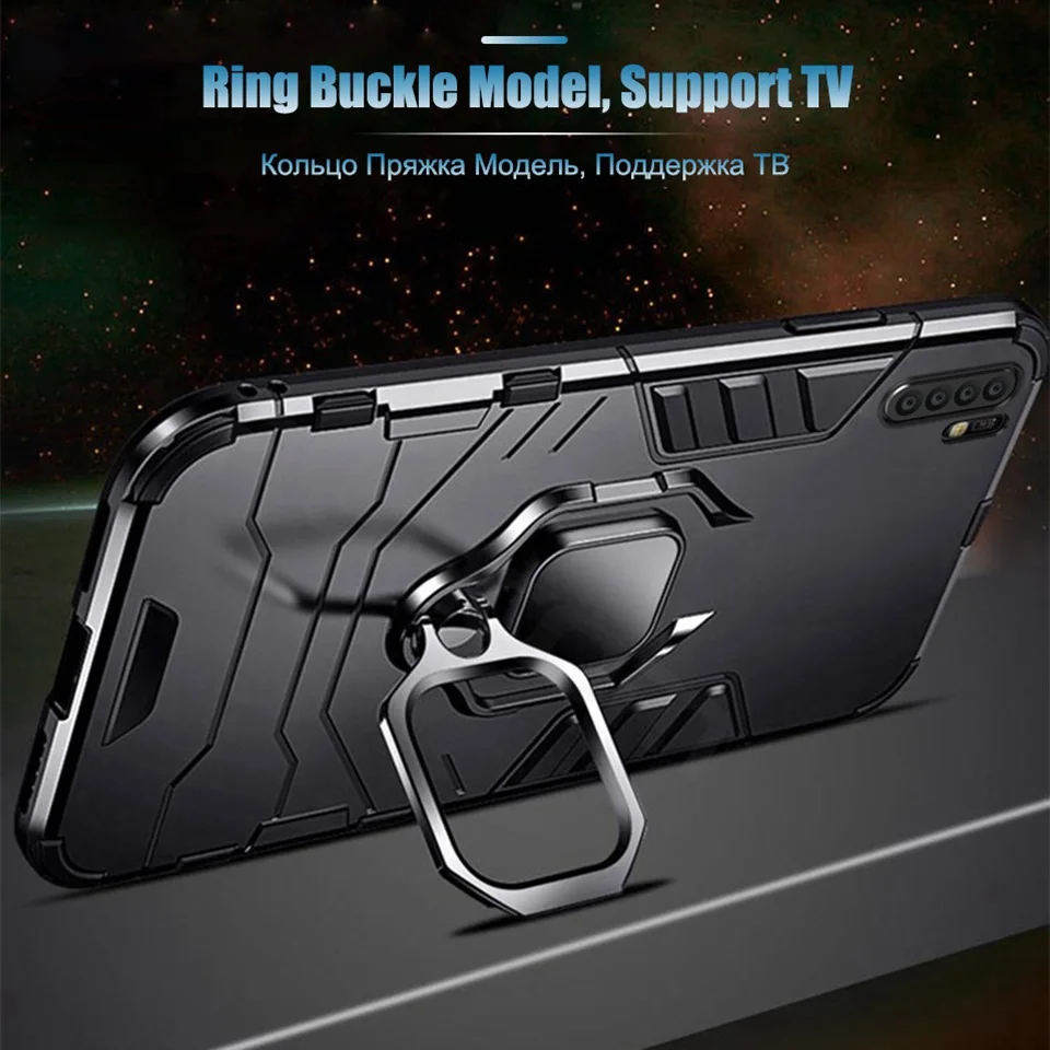Case For Huawei Mate 20 Pro 20 Lite 2X 10 Cover Ring Holder Case For Huawei Nova 3 3i 4 P Smart 2019 P20 P30 Lite P30 Pro Case (4)
