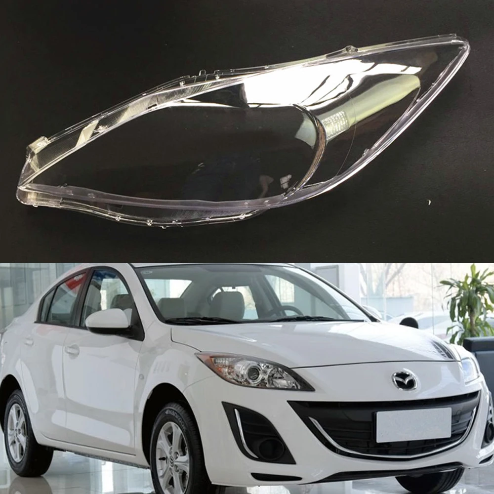 Для Mazda 3 speed прозрачный автомобильный налобный фонарь прозрачные линзы Авто оболочка Крышка