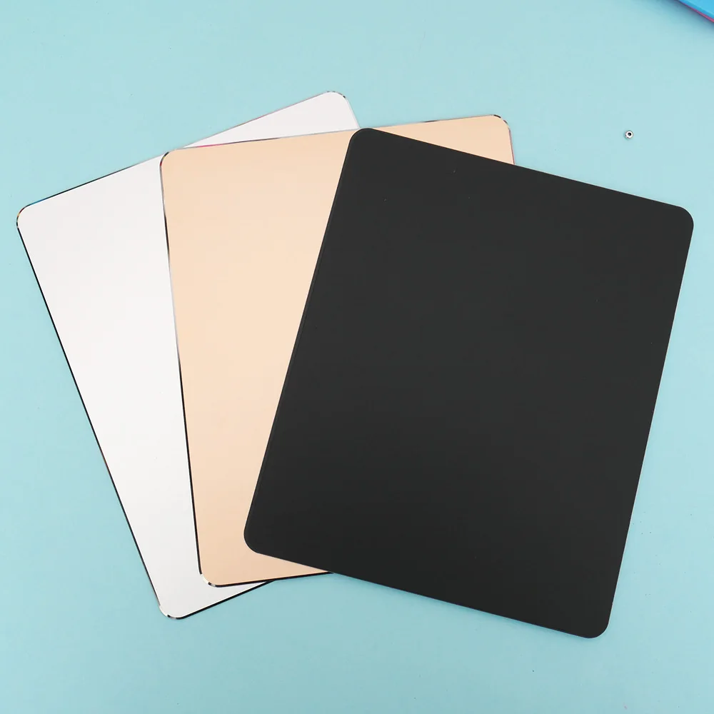 

Aluminum Alloy Mouse Pad Non-slip Gaming Mouse Pad Mat with Non-Slip Rubber Bottom 3 Sizes Mouse pads for PC