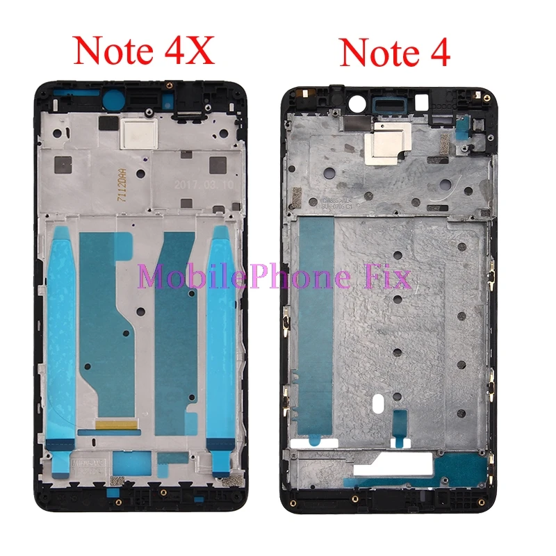 

For Xiaomi Redmi Note 4, Note 4X, Note 4X Front Frame Middle Bezel Housing Chassis LCD Screen Supporting Holder Frame Parts
