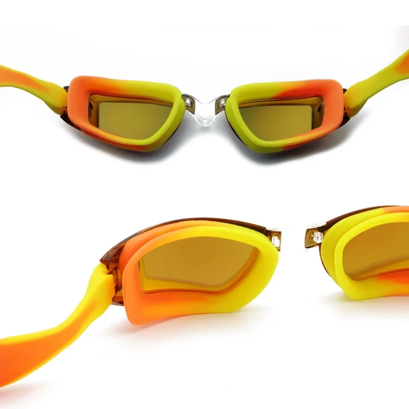 Очки для плавания для мальчиков и девочек с защитой от тумана, Профессиональные Водонепроницаемые силиконовые очки для плавания в бассейне, детские очки для плавания, одежда для плавания