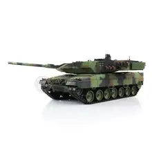 Leopard2A6 rc Танк 3889 Ver2 полностью металлический шасси 1/16 индивидуальные камуфляж зеленый TH00939