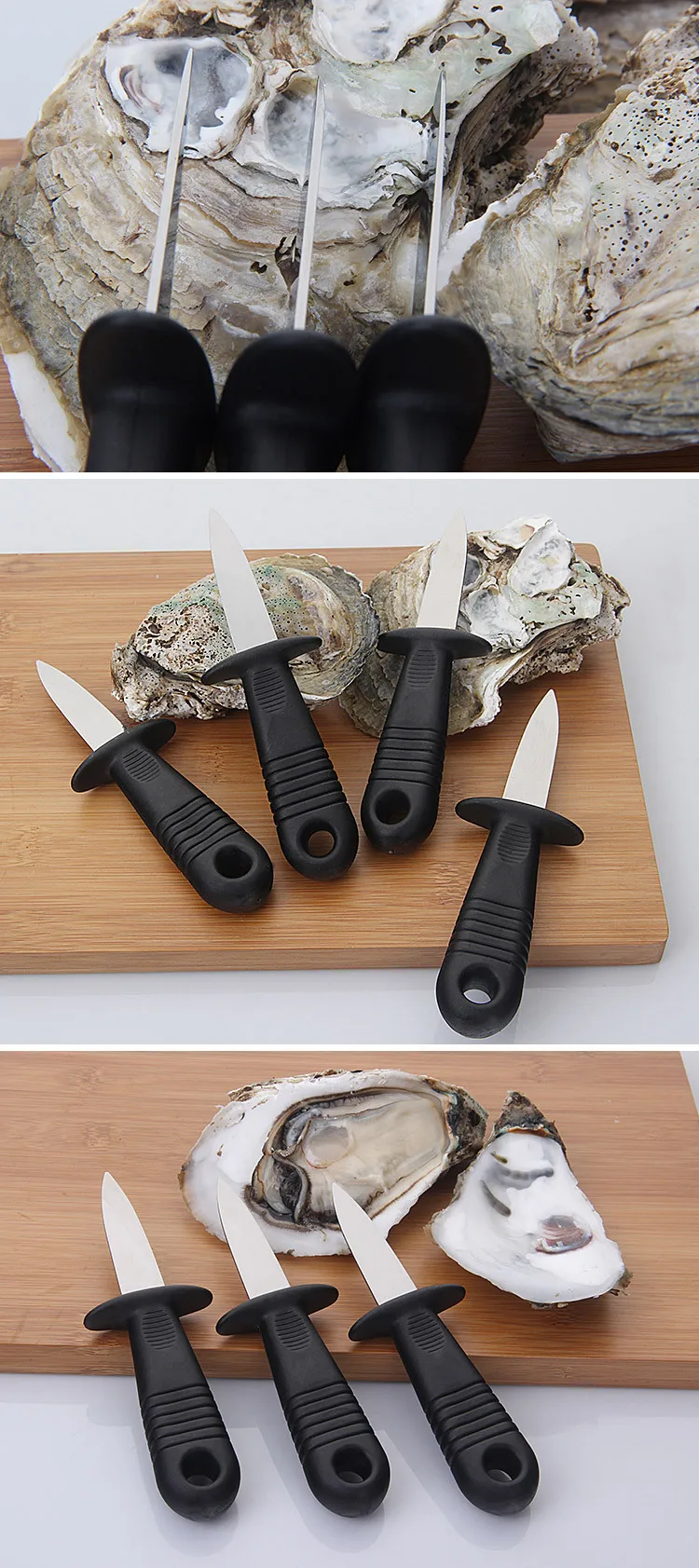 Humanized дизайн открытый корпус инструмент Oysters открывалка Shucking гребешки нож для морепродуктов Многофункциональные кухонные инструменты Shucker