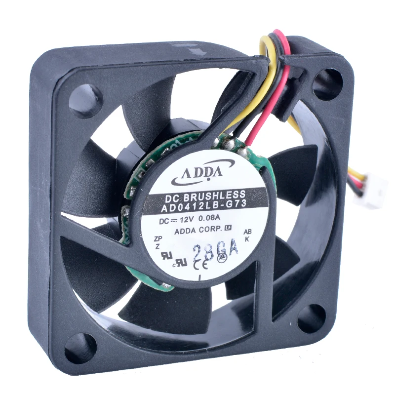 

COOLING REVOLUTION AD0412LB-G73 4cm 40mm fan 4010 40x40x10mm 12V 0.08A North-South Bridge Ultra-quiet cooling fans Support speed