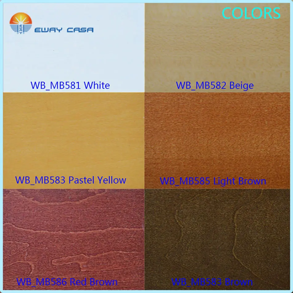EWAY CASA persianas impermeables personalizadas persianas de madera listones de madera reales persianas venecianas persianas verticales persianas n. °: WB_MB580