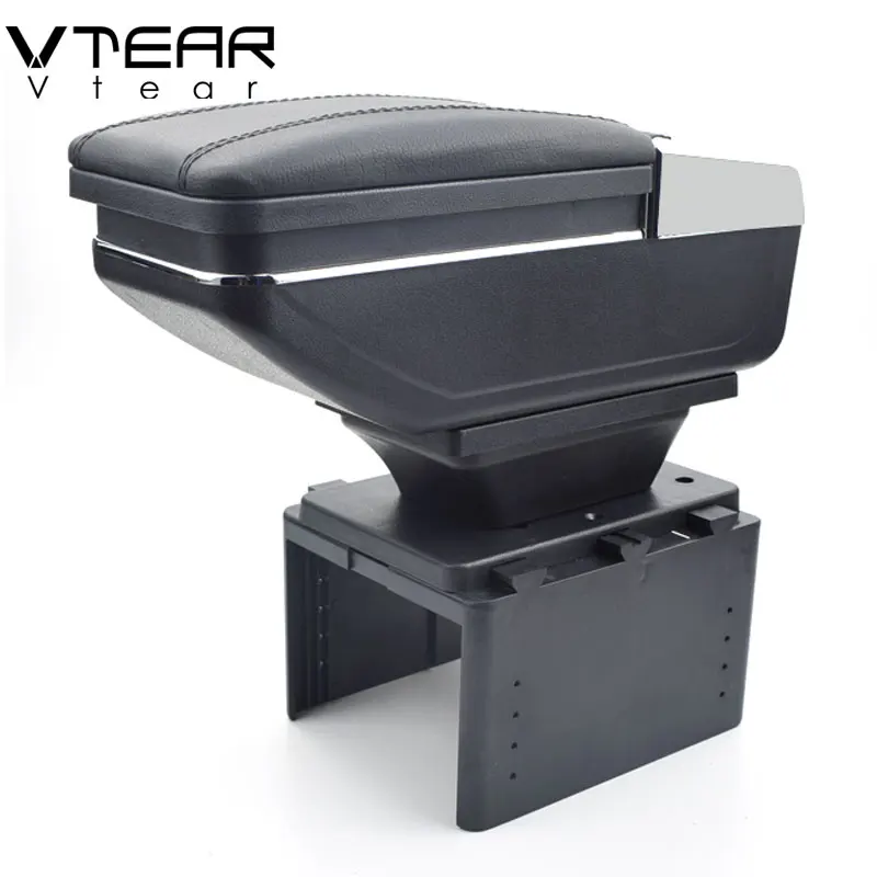 

Vtear For Nissan Kicks armrest box central content storage box cup holder ashtray interior car-styling decoration Accessories
