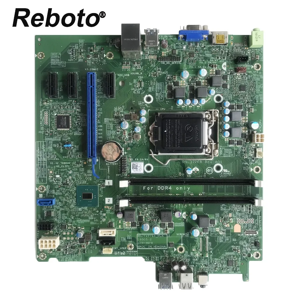 Reboto For Dell OptiPlex 3046 MT Desktop Motherboard CN-01DDN5 01DDN5 DDR4 MainBoard 100% Tested Fast Ship