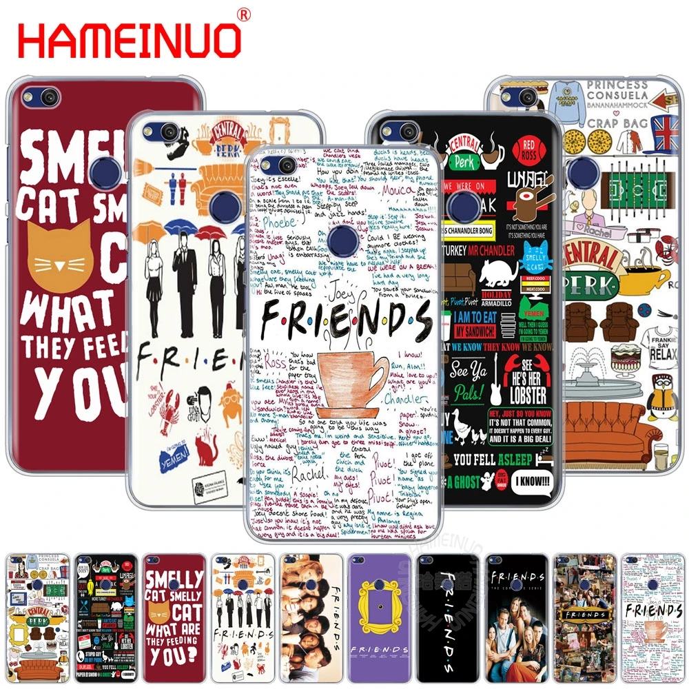 

HAMEINUO friends tv Cover phone Case for huawei Ascend P7 P8 P9 P10 P20 lite plus G8 G7 2017 mate 8