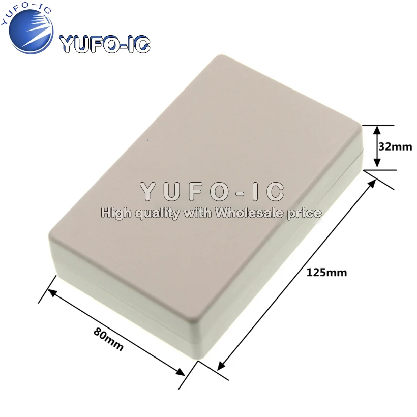 

Plastic shell plastic shell instrument box. Power over-wire box 125*80*32 (with screws) 0.1-X