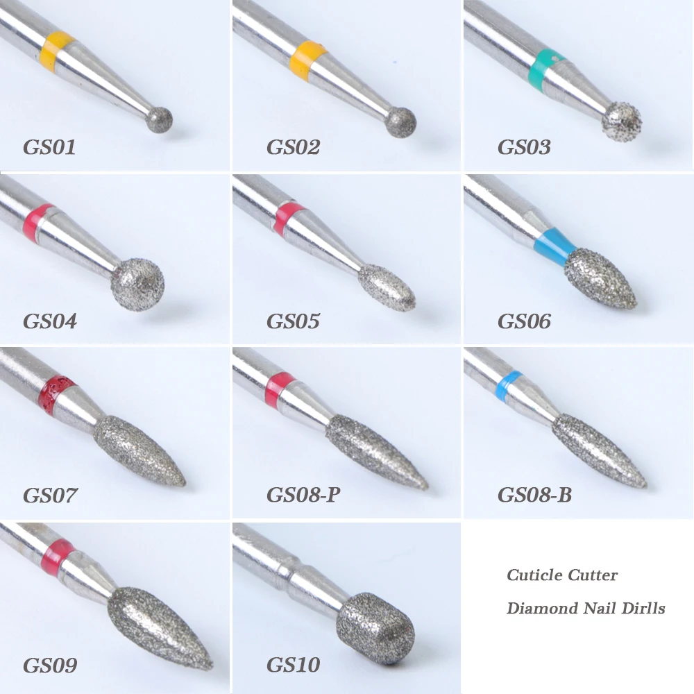 1 шт., фреза для керамического алмазного маникюра, сверло для ногтей ...