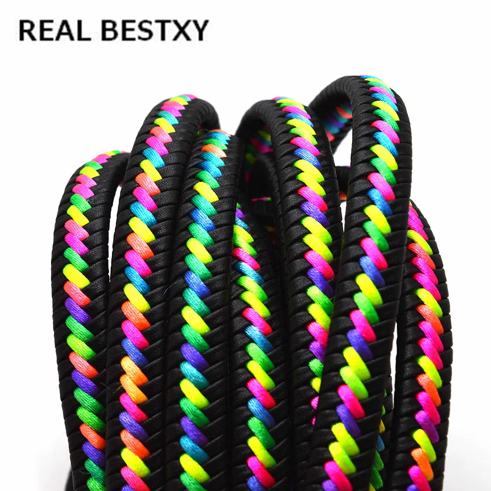 

REAL BESTXY 1m/lot 12*6mm Bangle Braided Leather Cord flat Leather Rope Thread For DIY Necklace Bracelet Jewelry Making leather