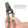 IWS-2820 Terminal Crimping Tools for JAM Molex Tyco JST Terminal and Connector 0.08-0.5mm²（28-20AWG）Mini Crimping pliers 4