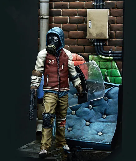 

1:24 Resin Figure Model Kit Unassambled Unpainted //G314(WITH BASE)