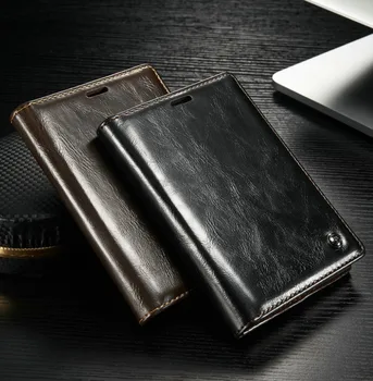 

CaseMe Luxury Leather Flip Case For Blackberry Passport 2 With Card Slot Vintage Leather Cover for Blackberry Passport 2 Case