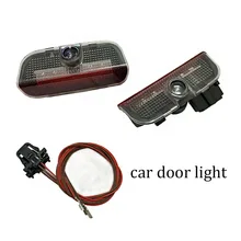 2X Car LED Door Warning Light welcome Logo Projector For VW Passat B6 B7 CC Golf 5 6 7 Jetta MK5 MK6 MK7 Tiguan Scirocco EOS