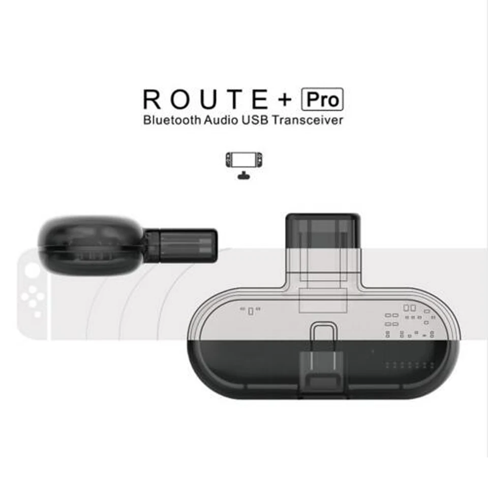 

24Mbps Wireless Bluetooth 2.1 Audio USB Transmitter Headset Speaker Transceiver PC Receiver Tyoe-c Adapter for Nintend Switch