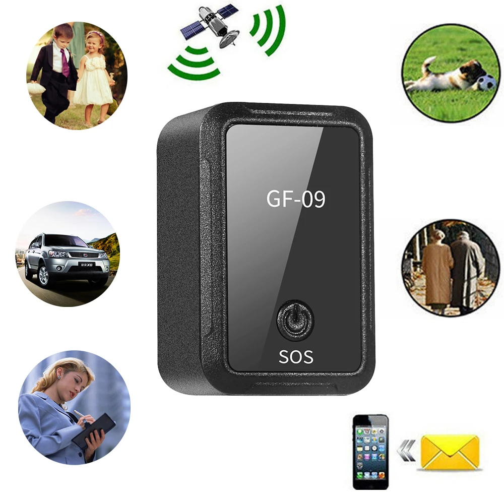 GF09 GSM Мини Автомобильный GPS локатор трекер автомобильный Gps анти потери запись