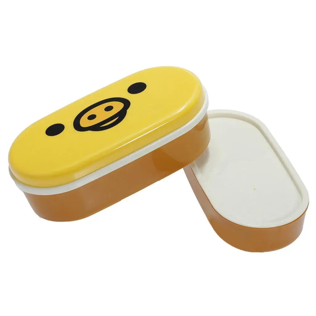 

2 Tier Bento Lunch Box Sushi Fruits Container Case + Chopsticks Belt