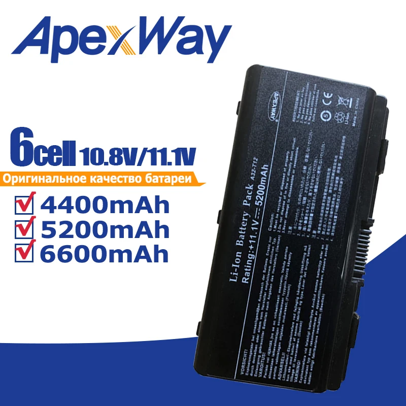 Аккумулятор для Asus X51H 11 1 В батарея X51R X51RL X51L X58 T12Jg T12Mg T12Ug T12C |4400mah battery|battery for asusasus x51rl