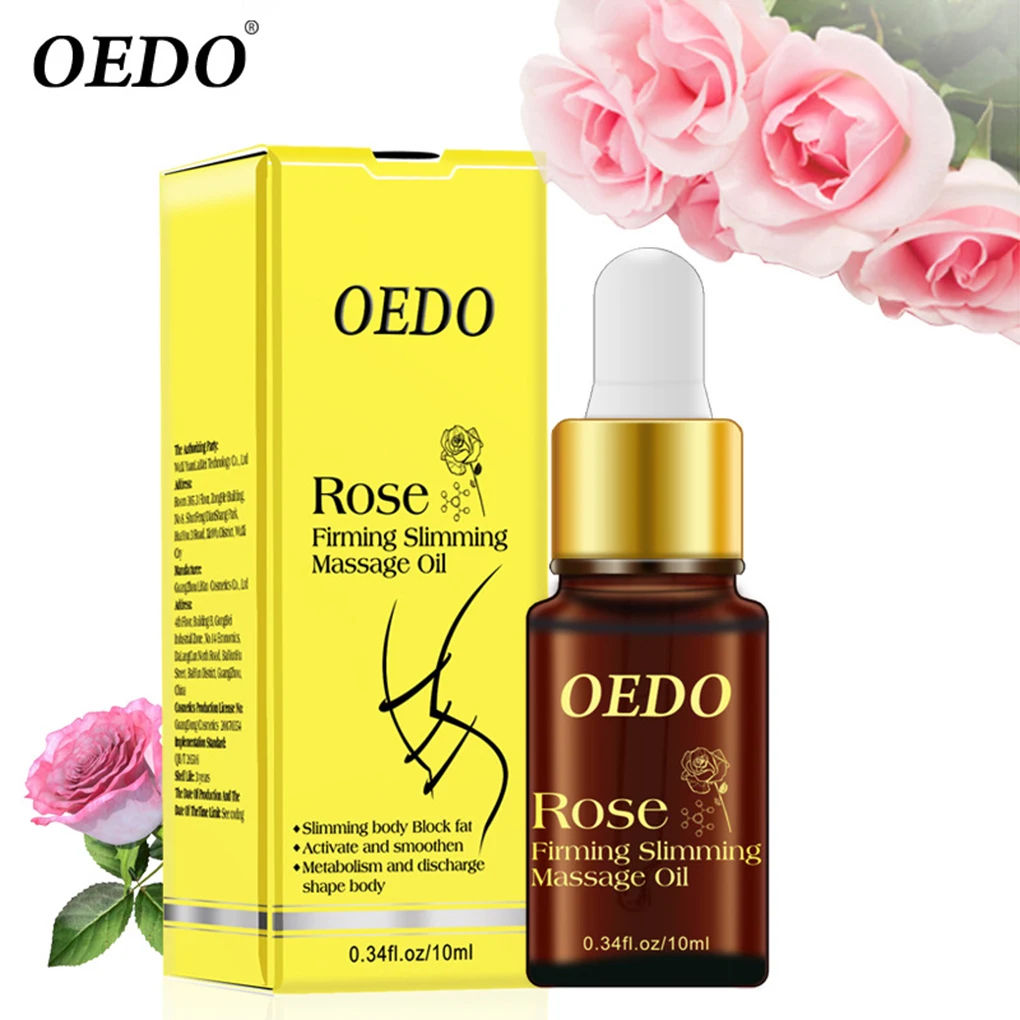 OEDO روز ثبات التخسيس زيت التدليك 10 مللي مستخلصات نباتية الجسم تشكيل جوهر الجمال صالون لوازم
