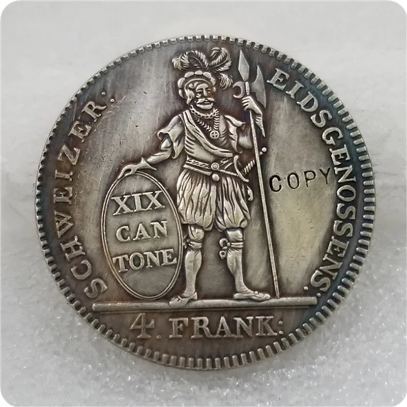 1812 Switzerland Aargau Neutaler Prachtexemplar Silver Coin Copy | Дом и сад