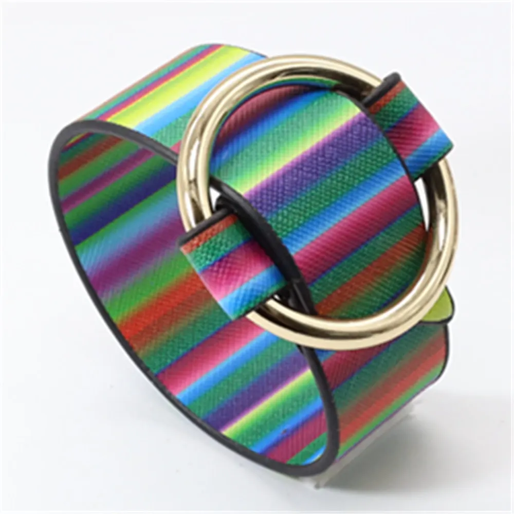 

Rainbow Cactus Wide Bangle Wristband Summer Beach Jewelry Leather Bracelets For Women Cuff Bangle Female Party Jewelry Gift