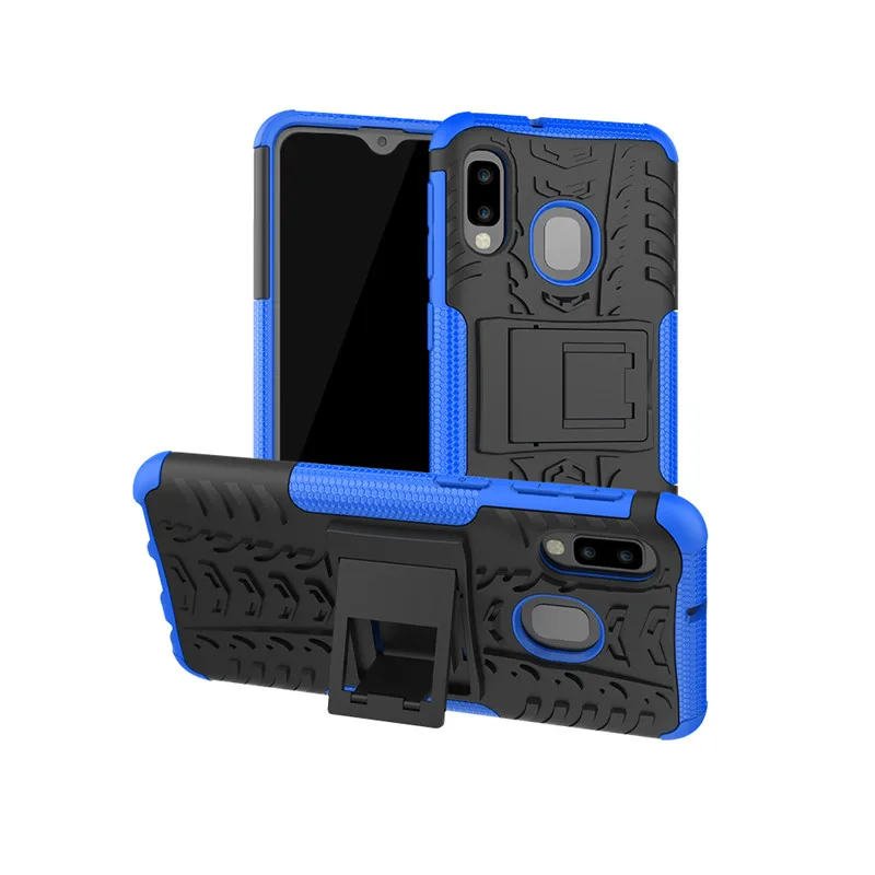 

For Samsung Galaxy A20E 5.8" case TPU & PC Dual Armor Silicone Bumper Back Cover For Galaxy A10E Hard Rugged Coque Fundas