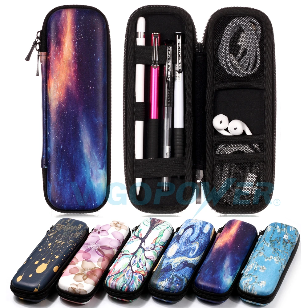 

For Apple Pencil iPad Pen USB Flash Drives Carrying Organizer Case Storage Protection Pouch Bag USB bank Key Power Bank earphone