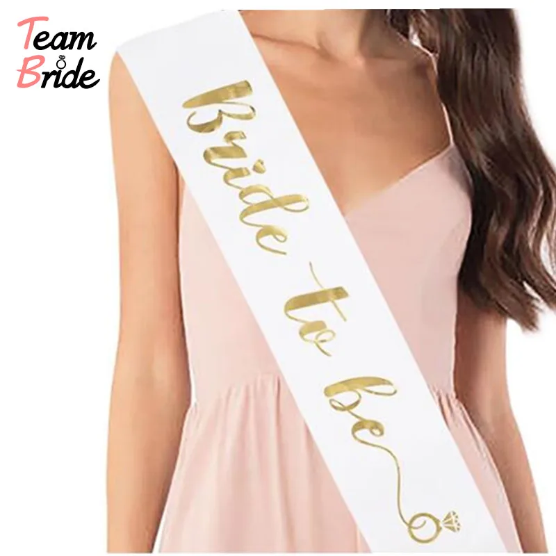 Team Bride Party Bride To Be Diy Bridal Sash Bachelor Party Women