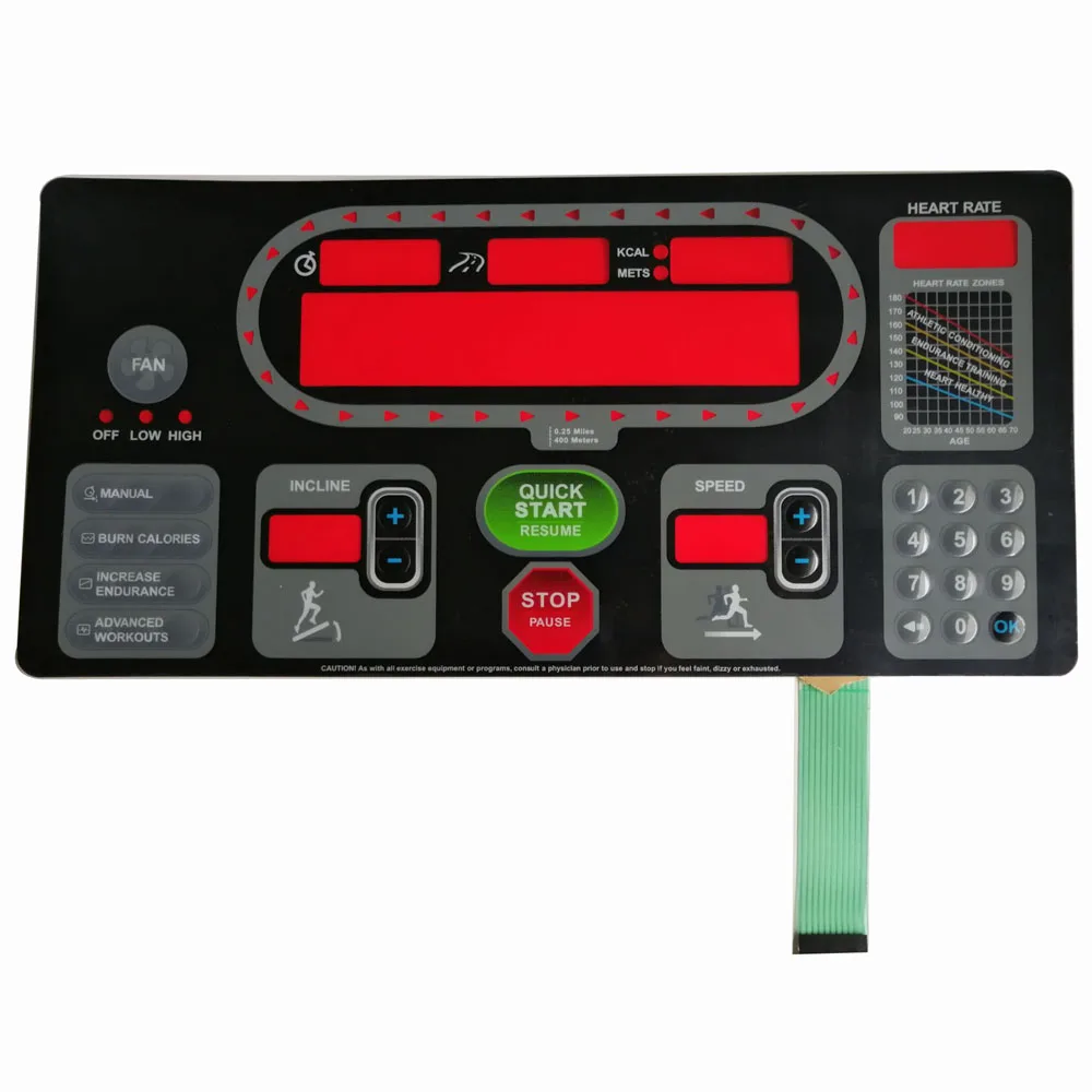 

OEM NEW Button panel switch console keyboard for STAR TRAC treadmill S-TRc3562 S-TRc3582 S-TRX3552