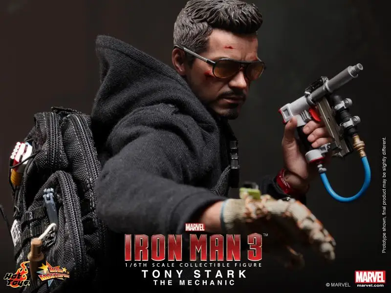 Горячие игрушки Hottoys HT MMS209 1/6 Железный человек Тони Старк механик Коллекционная Фигурка Спецификация новая коробка сейчас