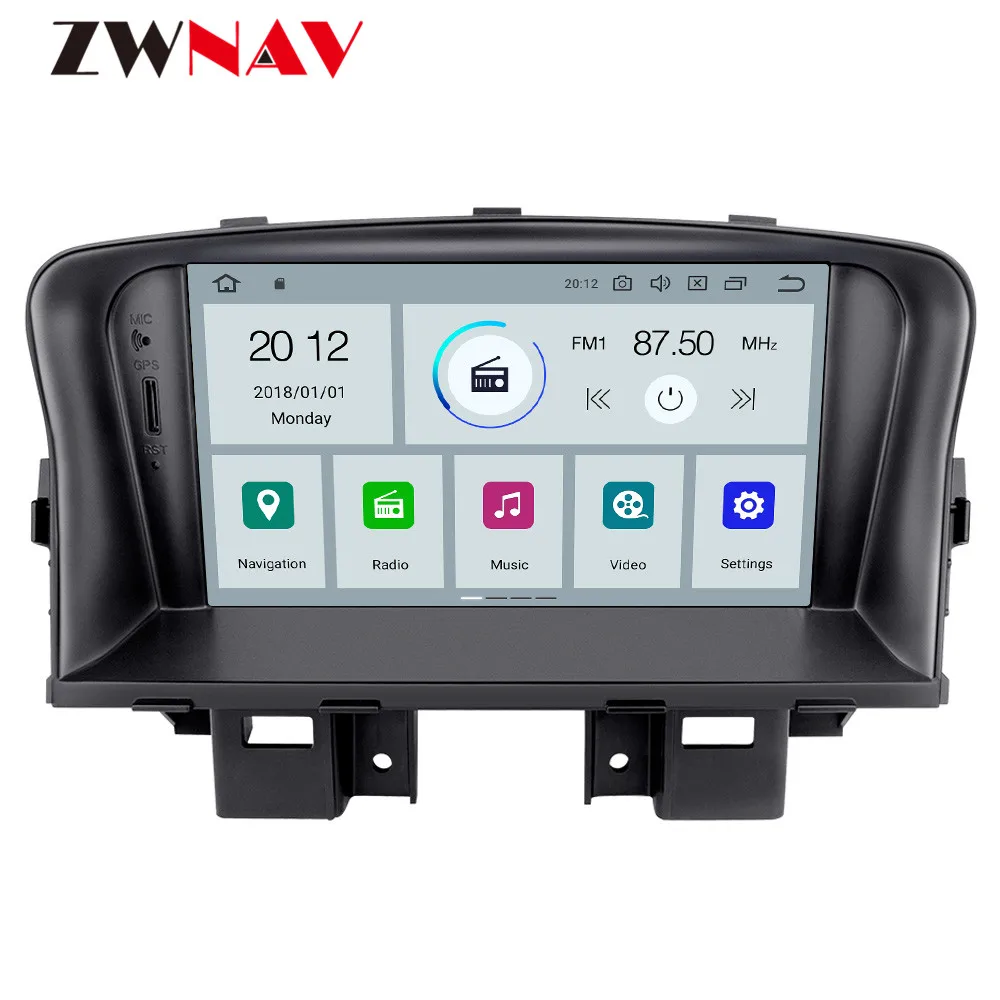 Cheap ZWNAV Android 9.0 Car DVD Player For Chevrolet CRUZE 2008-2012 Radio Ibiza GPS with Mirroring link RDS Free 8G Map Card PX5 2