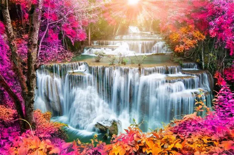 3d Room Wallpapercustom Muralphoto Wallpaperbeautiful Waterfall
