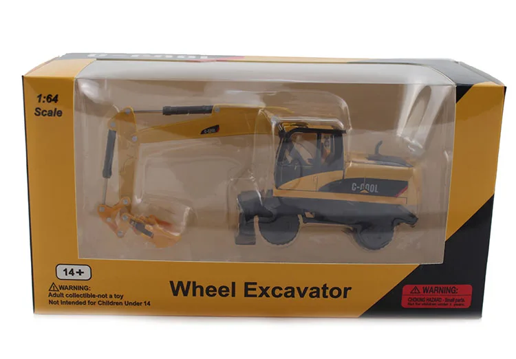 1:64 C-Cool Excavetor Tractor Soil Compactor Diecast Model Engineering Vehicle